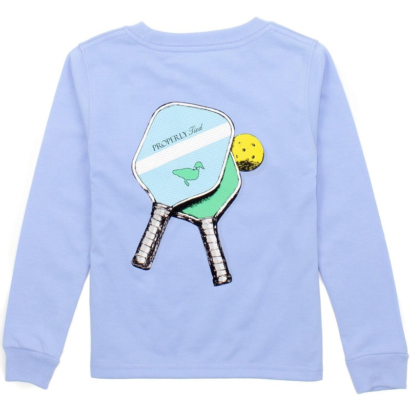Properly Tied Boys Pickleball Long Sleeve 2T