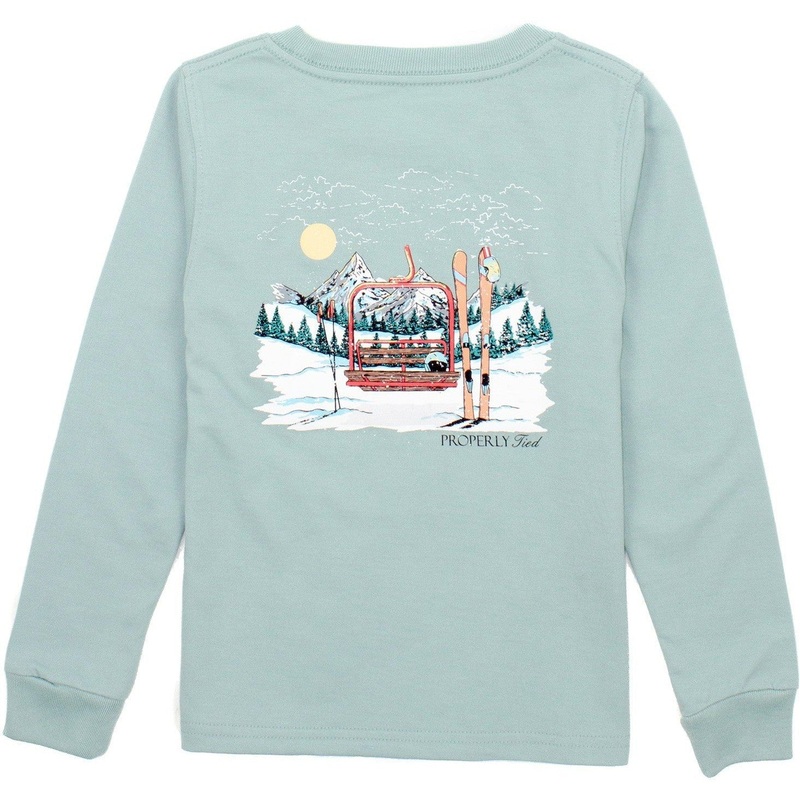 Properly Tied Boys Ski Lift Long Sleeve 2T