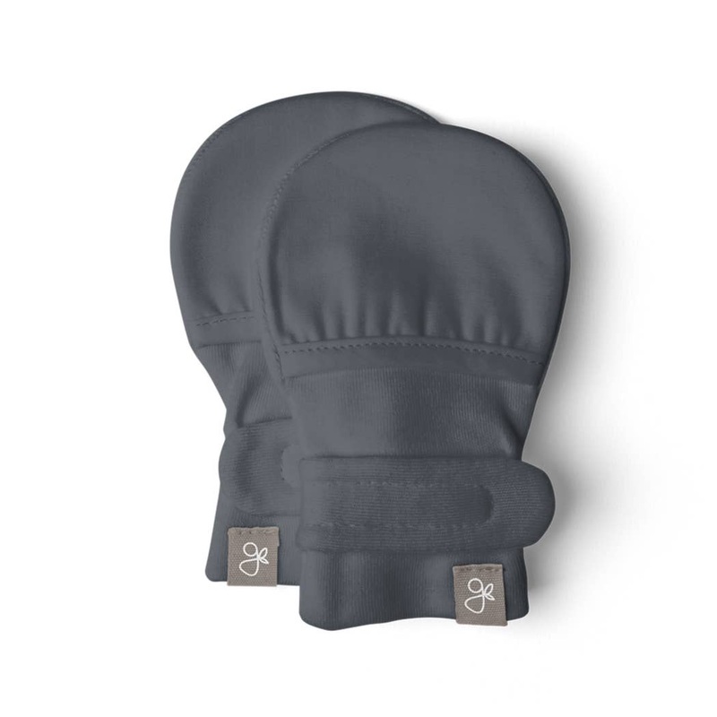 Bamboo Organic Cotton Stay-On Mitts – Midnight PRE