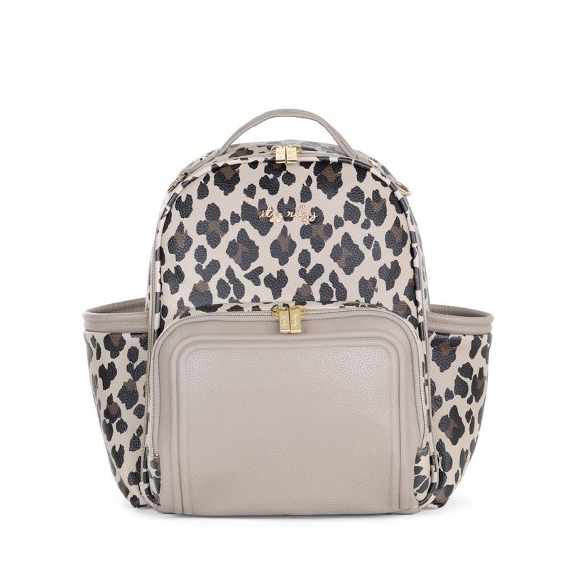 Leopard Itzy Mini Plus Backpack Diaper Bag