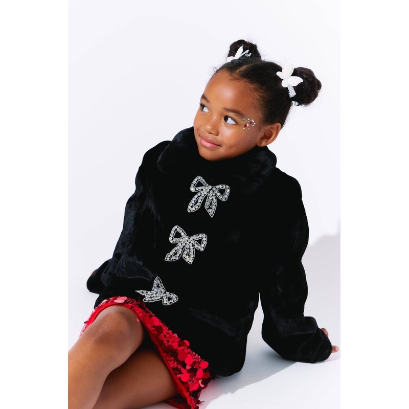 Lola + The Boys Audrey Faux Fur Coat 4