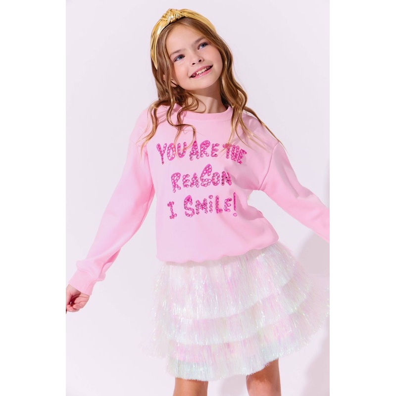 Lola + The Boys You Are The Reason I Smile Sweatshirt 2