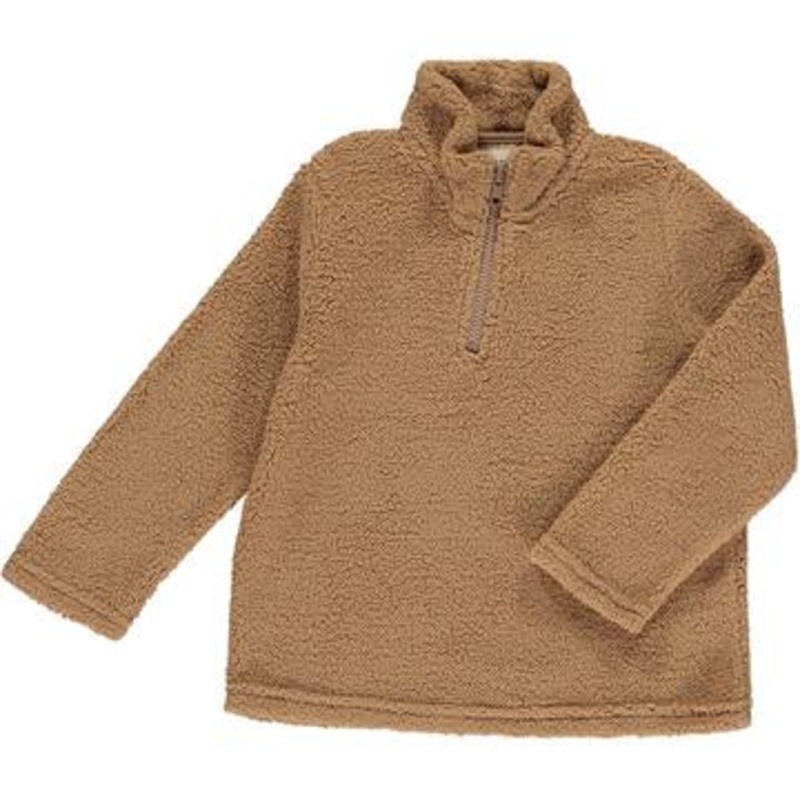 Me & Henry Macchu Sherpa Zip Up | Beige 2-3T