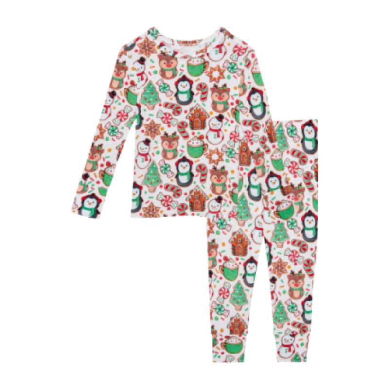 Posh Peanut Cookie Medley Long Sleeve Basic Pajama 6-12M