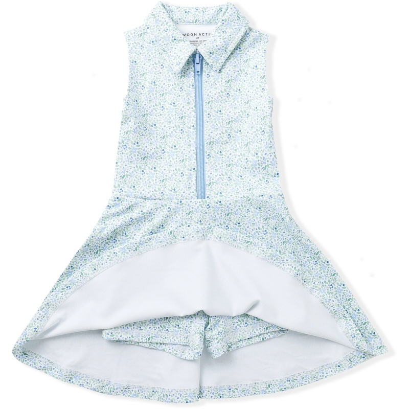 Swoon Active Floral Collar Tennis Dress 2T