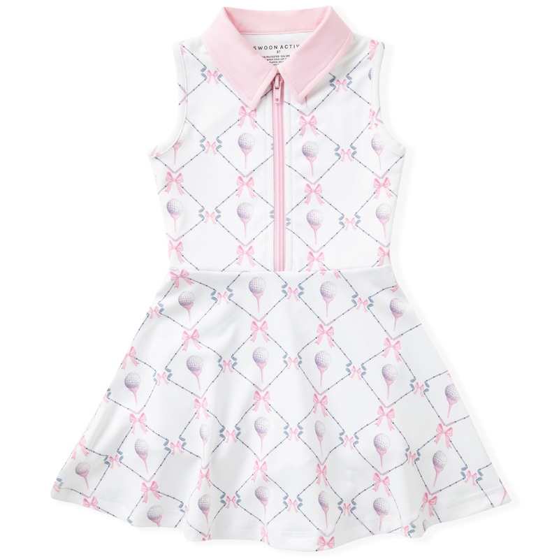 Swoon Active Golf Tee Collar Tennis Dress 4Y