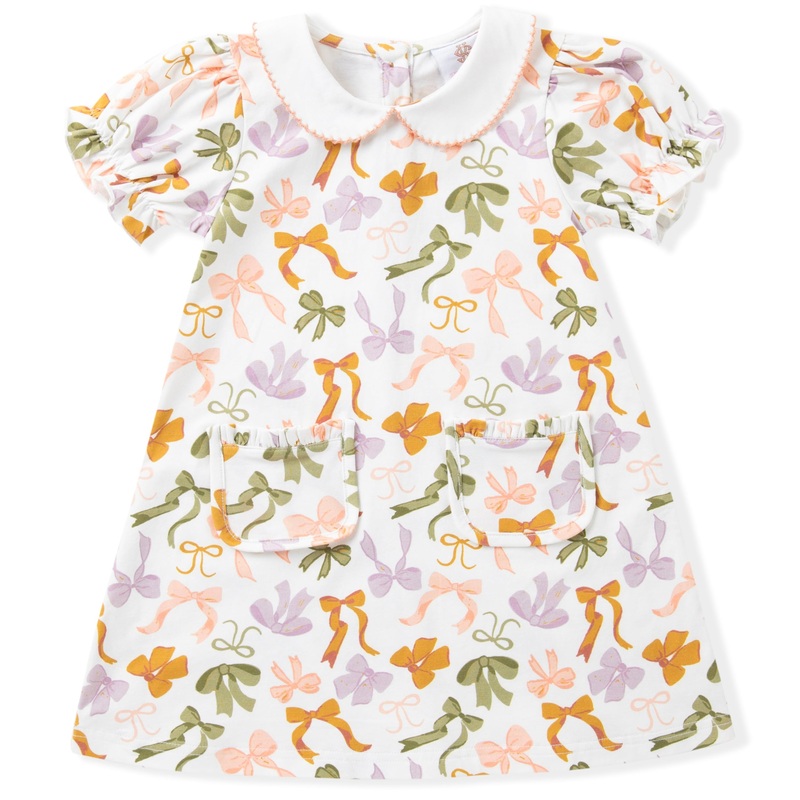Swoon Baby Clothing Fall Bows Proper Dress 2T