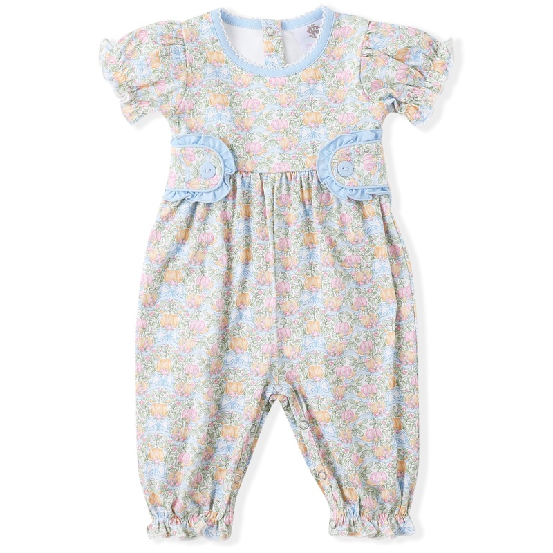 Swoon Baby Clothing Pumpkin Kate Tab Romper Newborn